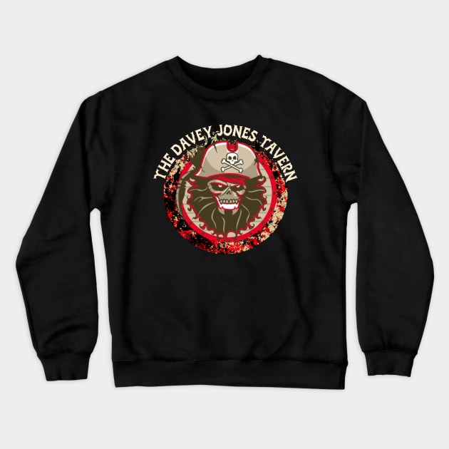 The Davey Jones Tavern Crewneck Sweatshirt by CTJFDesigns